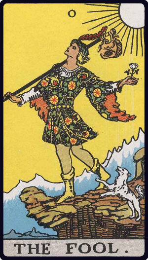The Fool tarot card, Rider-Waite-Smith