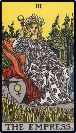The Empress tarot card, Rider-Waite-Smith