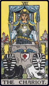 The Chariot tarot card, Rider-Waite-Smith