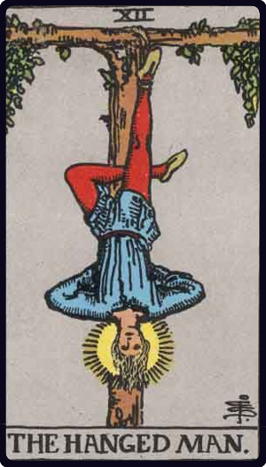 The Hanged Man tarot card, Rider-Waite-Smith