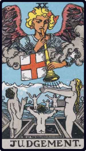 Judgement tarot card, Rider-Waite-Smith