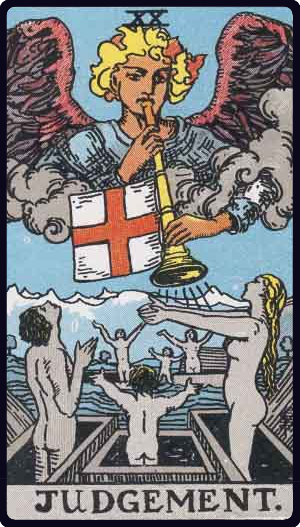 Judgement tarot card, Rider-Waite-Smith