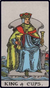 King of Cups tarot card, Rider-Waite-Smith