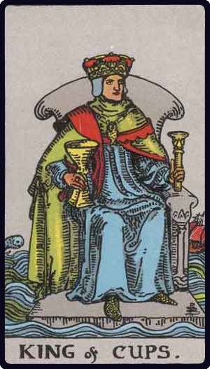 King of Cups tarot card, Rider-Waite-Smith